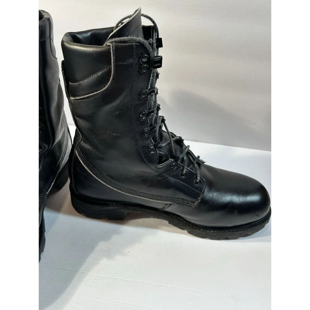 Red Wing 4475 Firefighter Boots Men's 9.5W Black Leather USA NFPA Vibram